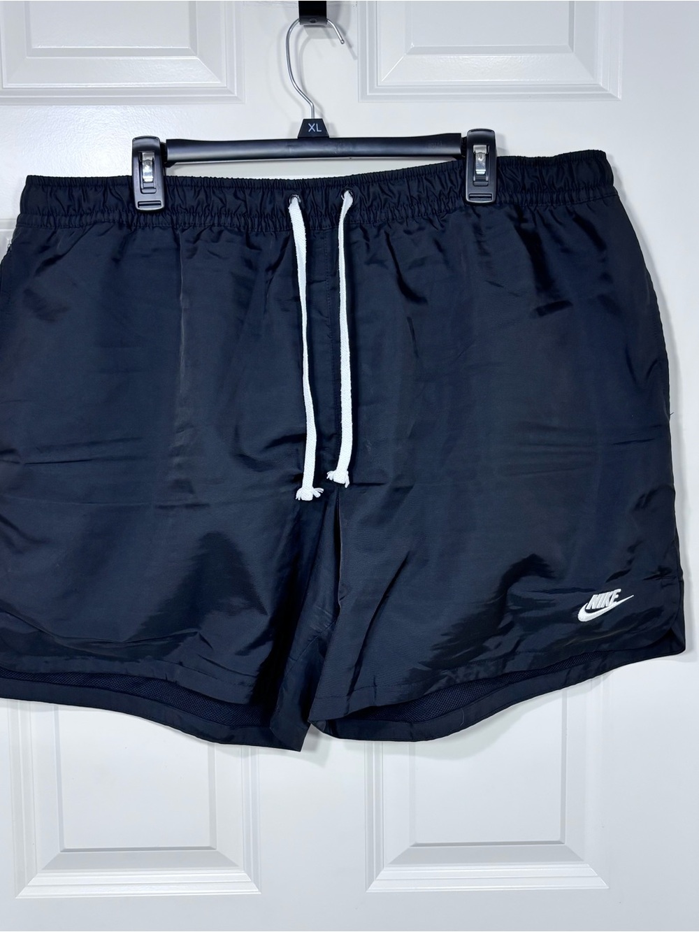 Nike Pull On Athletic Shorts Men’s XXL Black Elastic Waist Drawstring
